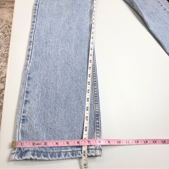 Vtg Levi’s 505 Regular Fit Straight Leg Orange Tab Tagged 34x30 Light Wash 32x30 - Picture 10 of 11